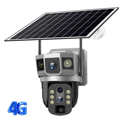 Caméra de sécurité solaire pour la surveillance extérieure